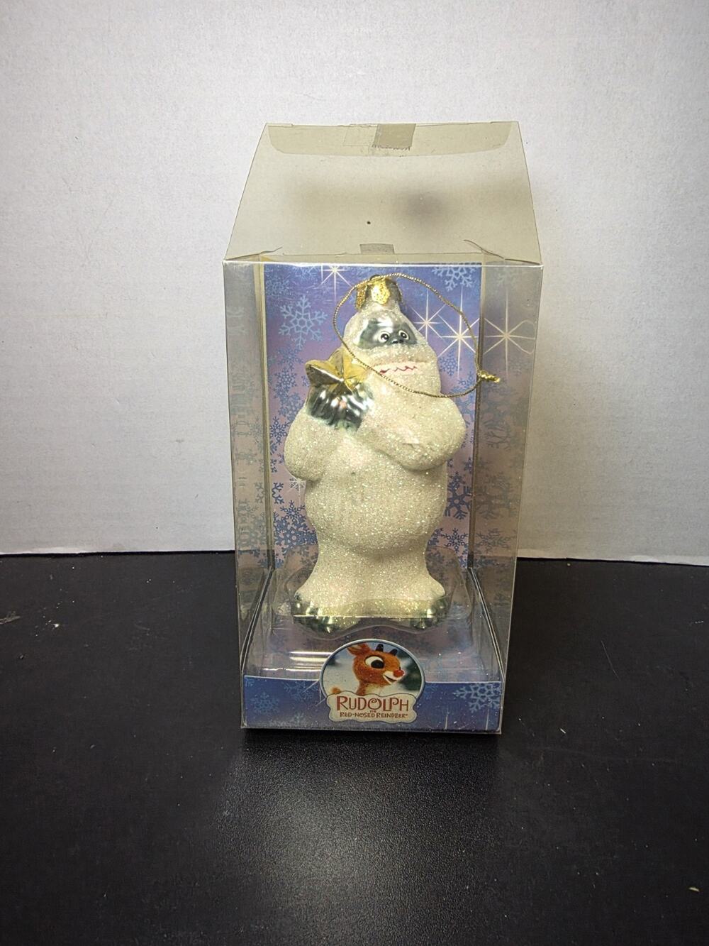 2004 Blown Glass Bumble Ornament Rudolph 40th Anniversary